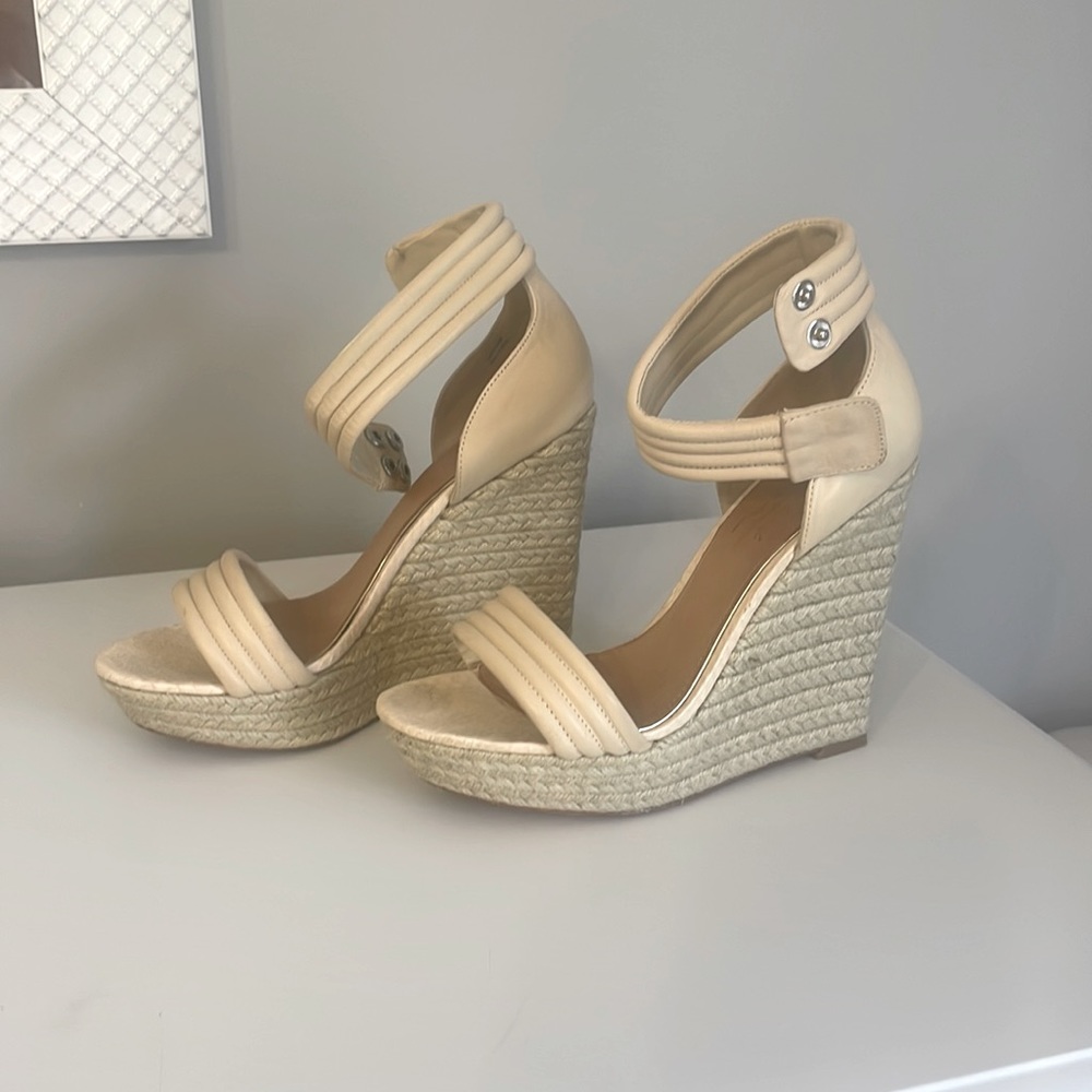 Badgley Mischka x James & Elizabeth Espadrille Wedge Sandals